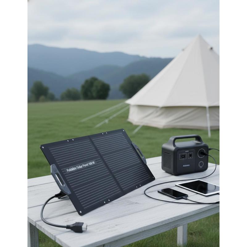 100W Foldable Solar Panel, 24% - Solar Charger Panel Foldable 评论和价格