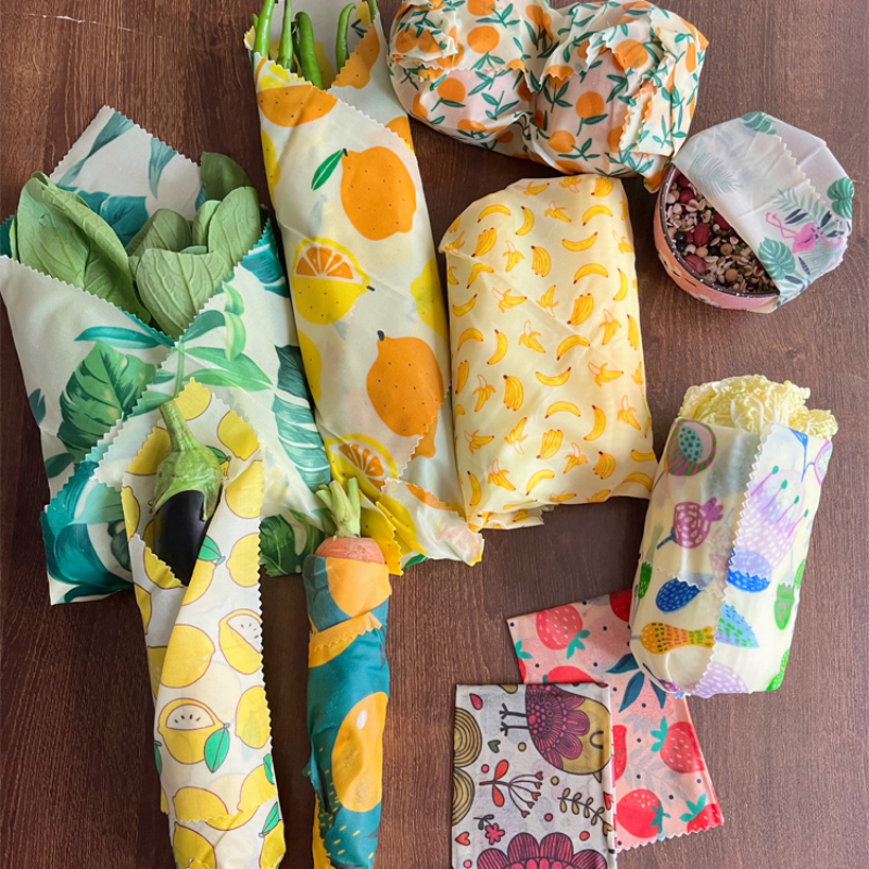 3PC/SET Environmental Organic  - Beeswax Wrap Reusable 评论和价格