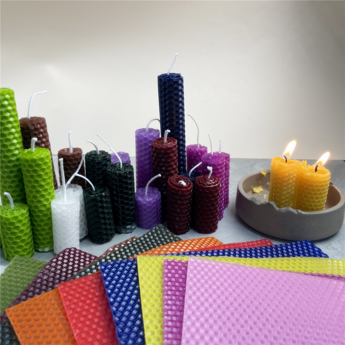 13pcs 20*20cm Color Beeswax Sh - Beeswax Wrap Reusable 评论和价格