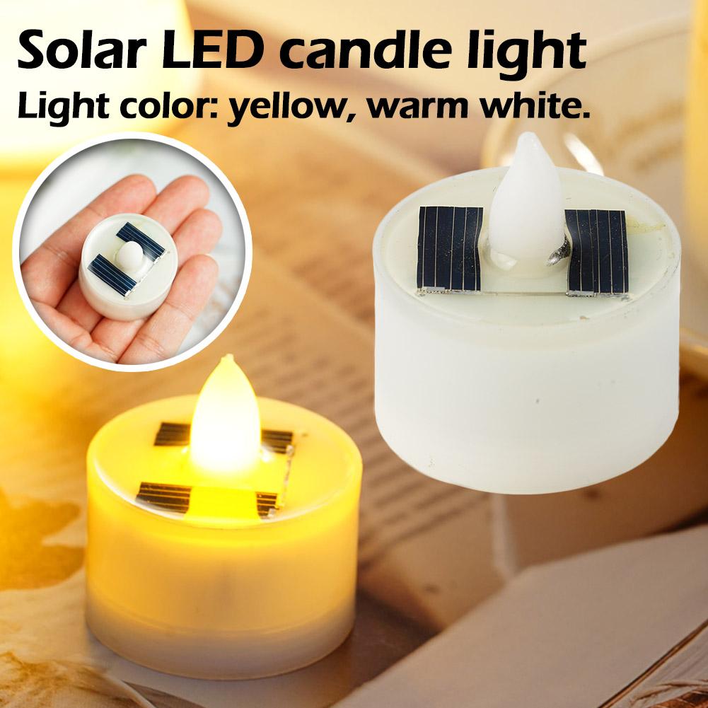 New Solar Candles Flameless LE - Beeswax Wrap Reusable 评论和价格
