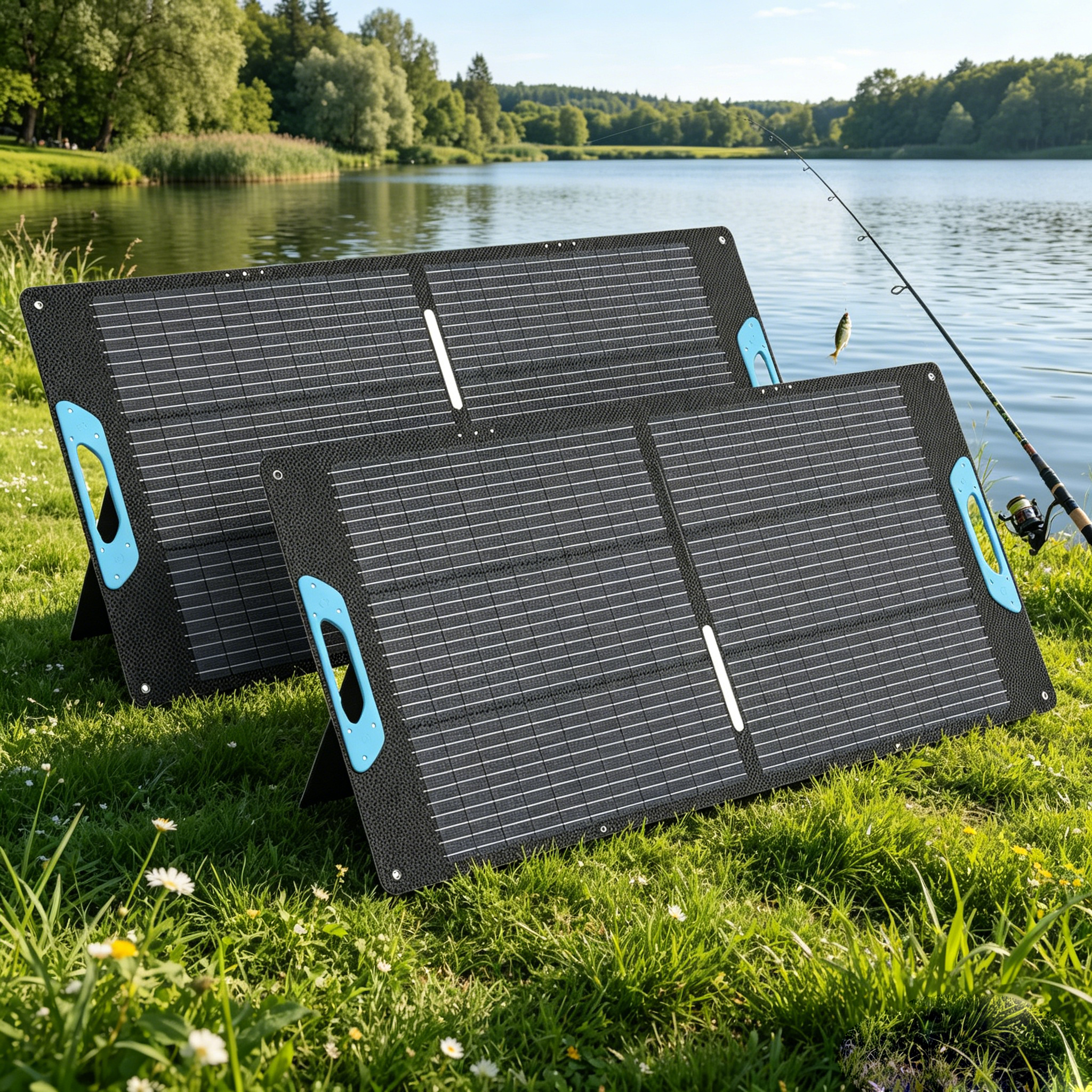 E-POWO 110W/220w Portable Sola - Solar Charger Panel Foldable 评论和价格