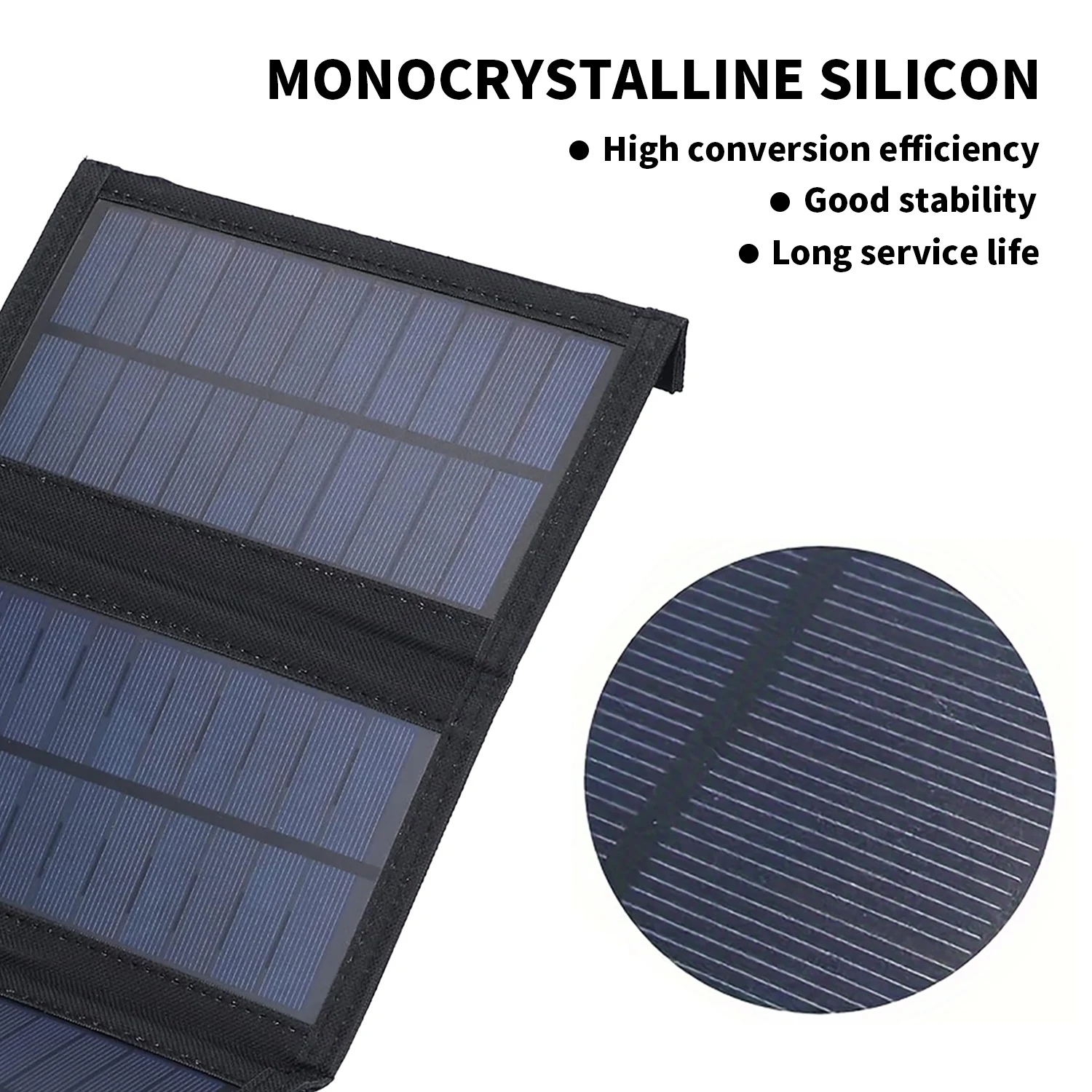 Foldable solar panel 20W 50W 6 - Solar Charger Panel Foldable 评论和价格
