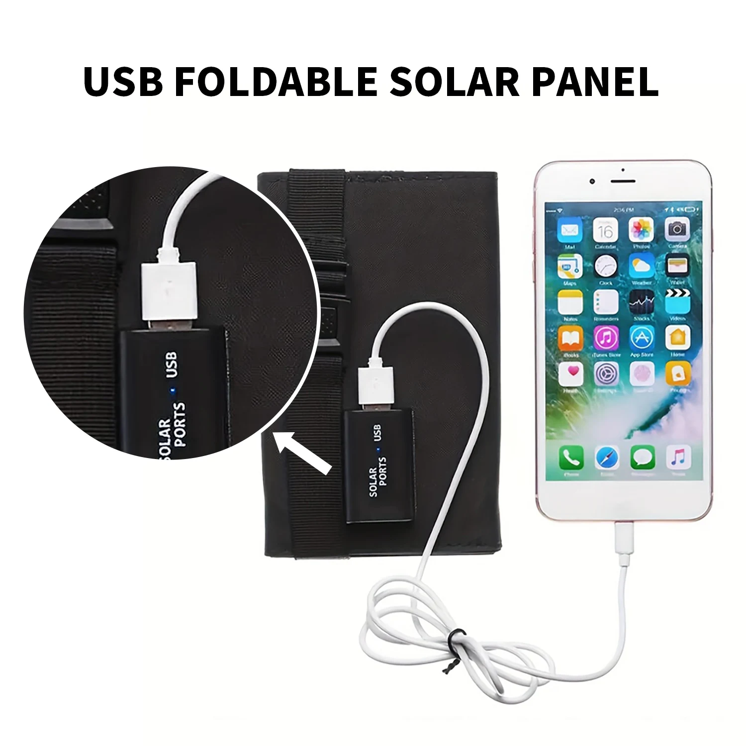 Foldable solar panel 20W 50W 6 - Solar Charger Panel Foldable 评论和价格