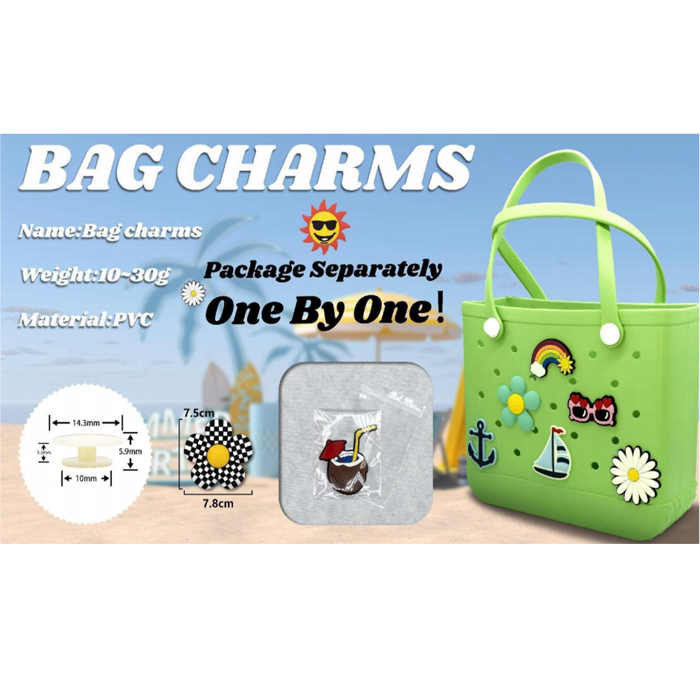1PCS Pink Letter HandBag Charm - Sustainable Living Eco Friendly 评论和价格