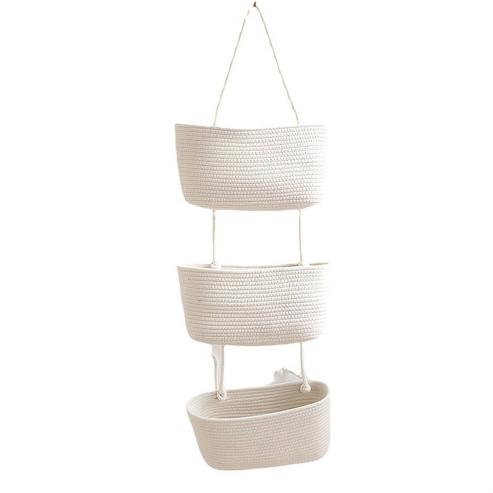 3-tier Rope Woven Fabric Baske - Sustainable Living Eco Friendly 评论和价格