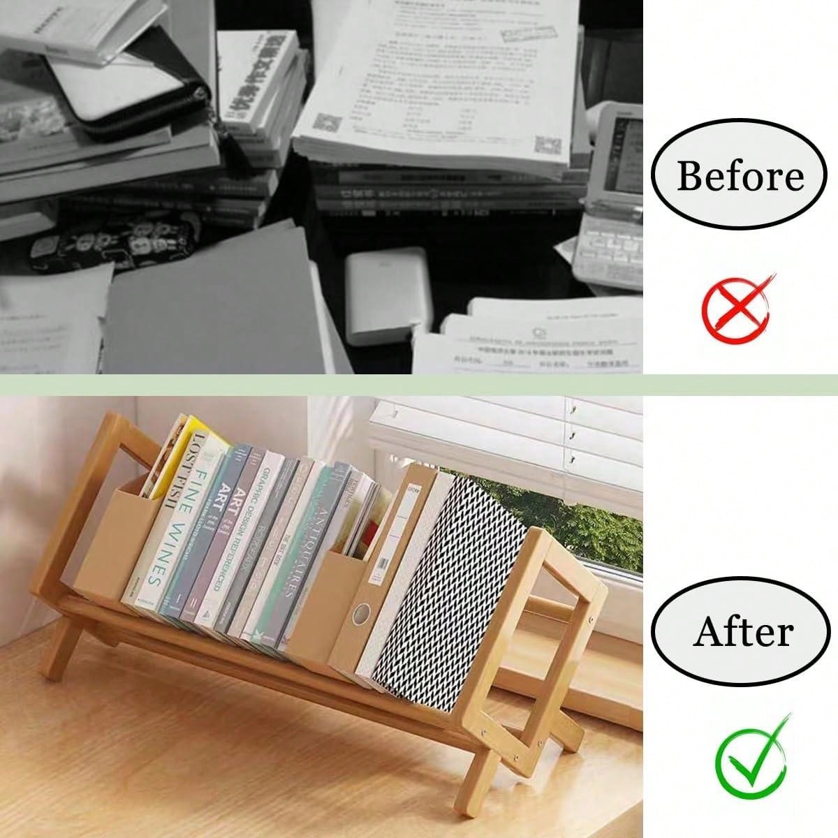 Desktop Bookshelf Home Living  - Sustainable Living Eco Friendly 评论和价格
