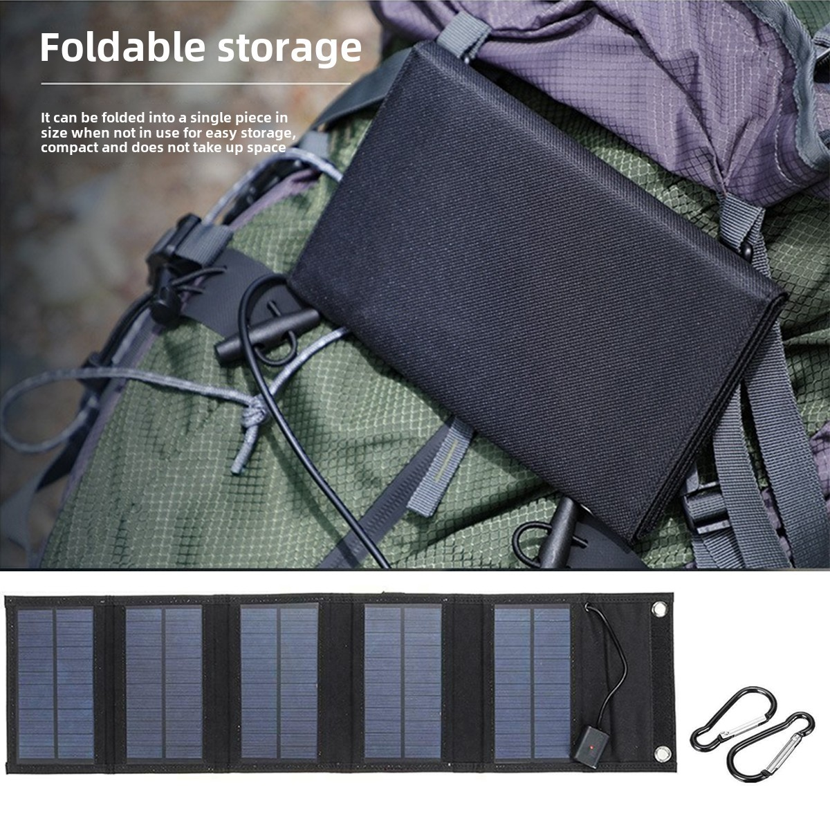 Compact Portable Foldable Wate - Solar Charger Panel Foldable 评论和价格