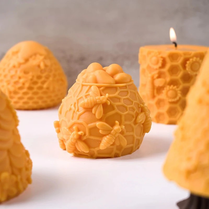 A Top-Quality 3D Bee Honeycomb - Beeswax Wrap Reusable 评论和价格