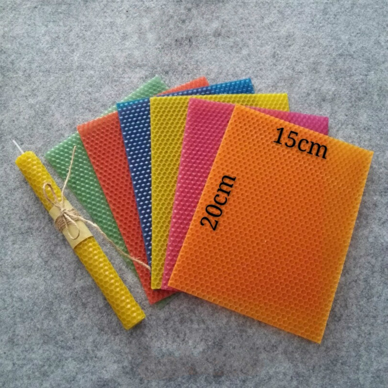 12pcs 15cm*20cm*0.3cm Natural  - Beeswax Wrap Reusable 评论和价格