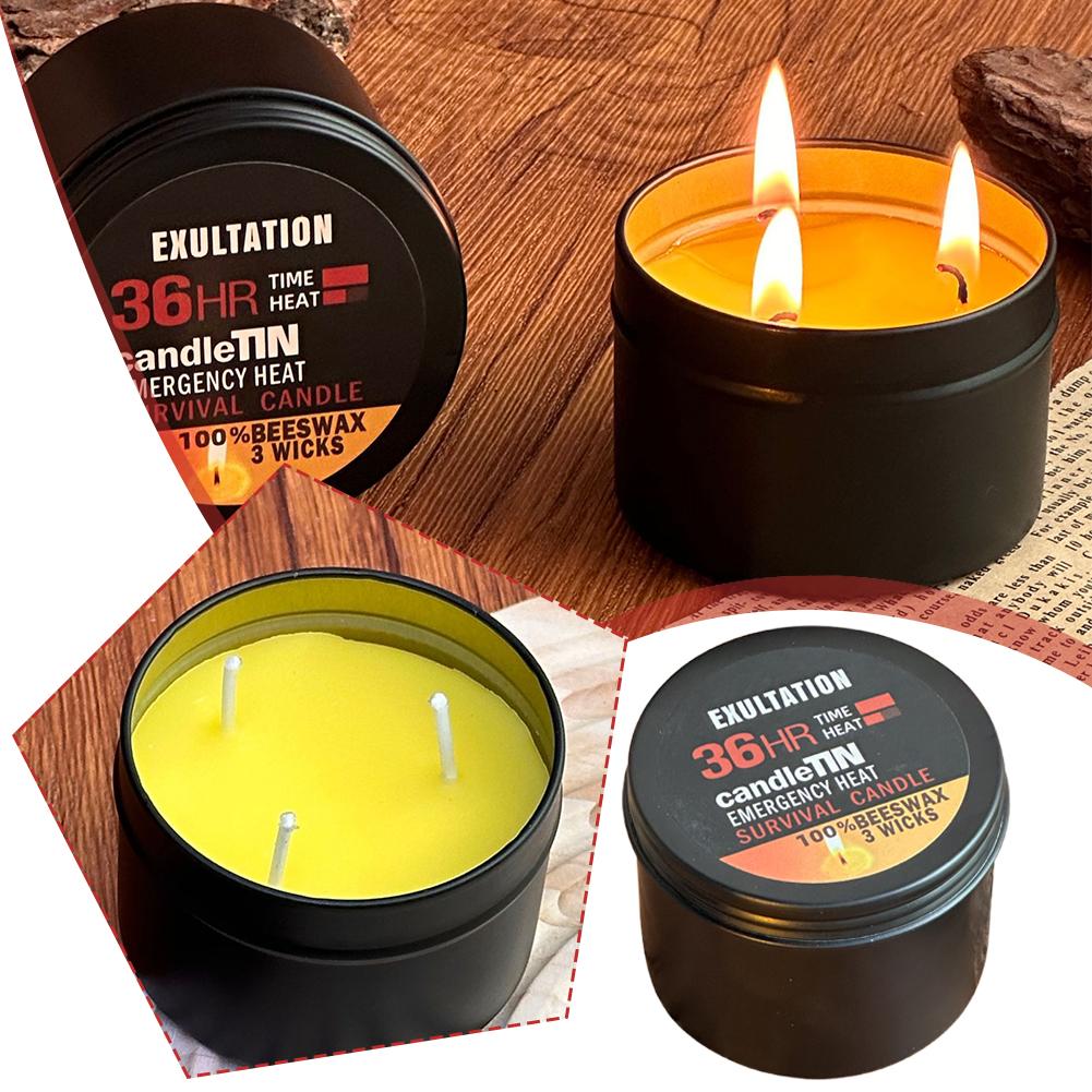 Emergency Candle 36 Hour 3 Wic - Beeswax Wrap Reusable 评论和价格